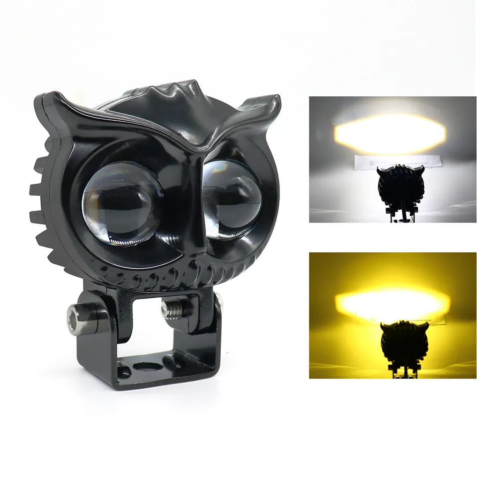 Owl Design Dual Color Fog Light Head Light