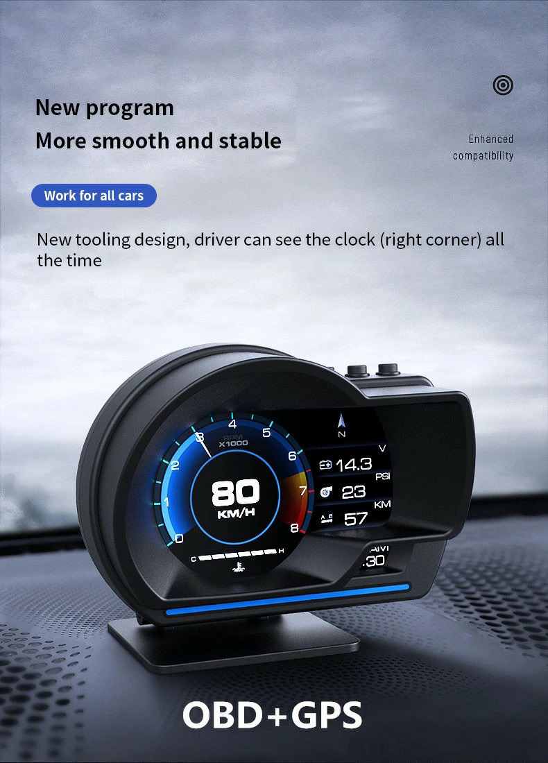 Display for Car HUD Display OBD2 + GPS dual mode In Lebanon | hud for cars aftermarket | can you add heads up display | hud display for cars obd2