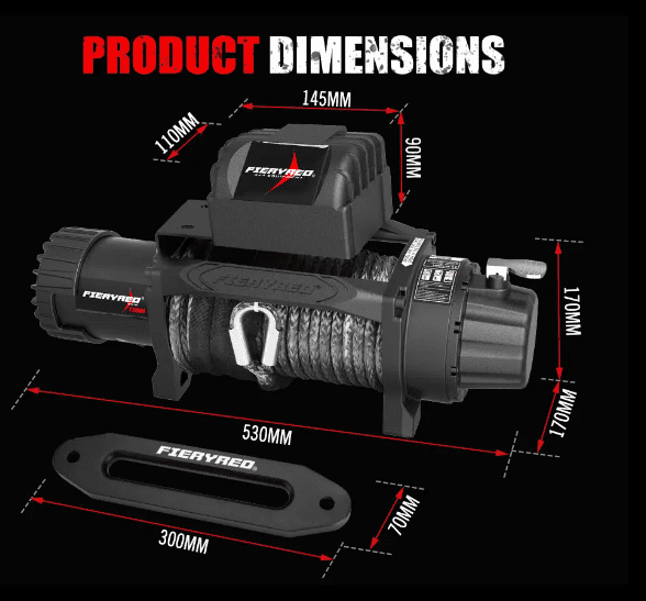 13000LBS/5909KG Electric Winch