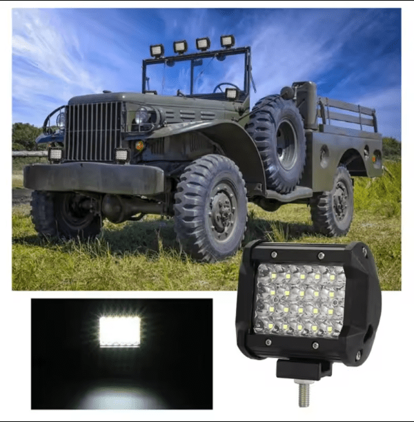 Led Work Light 4 inch 72w 24 Led JHS Super Bright 6000K Car Light 12V 24V Spotlights Waterproof Fog Lamp Boat Motorcycle in Lebanon